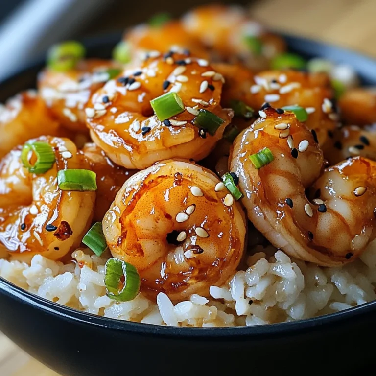 20 Minute Honey Garlic Shrimp & Rice Bowl