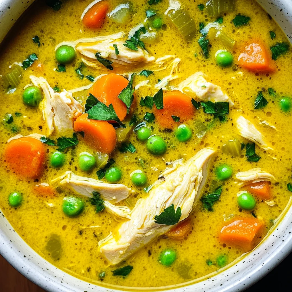 Anti Inflammatory Turmeric Chicken Soup