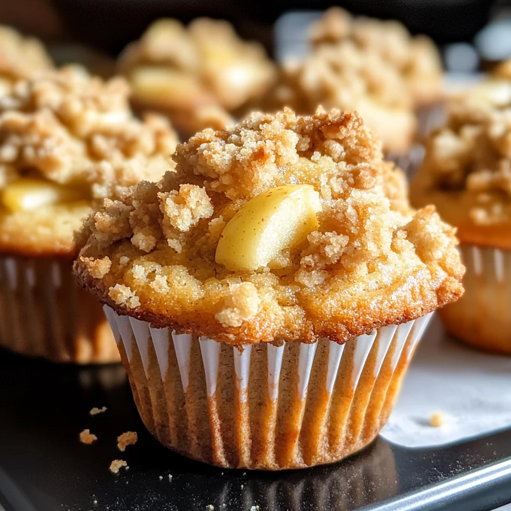 Apple Crumble Muffins