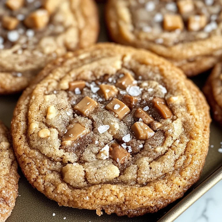 Brown Butter Coffee Toffee Cookies