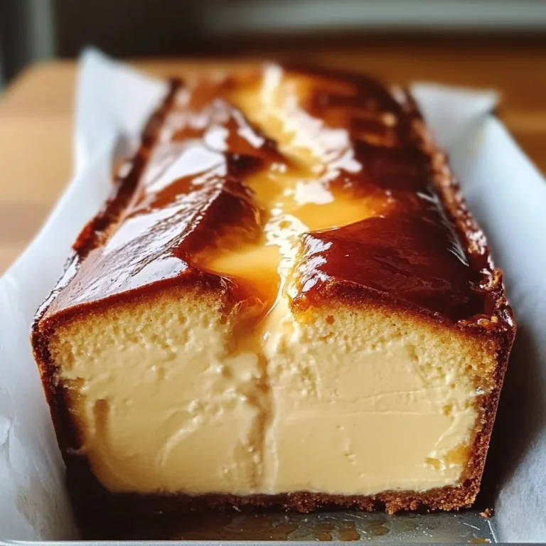 Burnt Basque Cheesecake in a Loaf Pan
