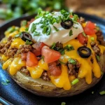 Cheesy Taco Potatoes