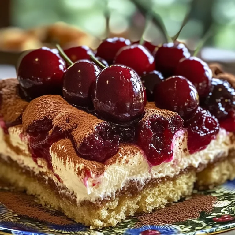 Cherry Amaretto Tiramisu Dessert: A Decadent Twist on a Classic Italian Treat