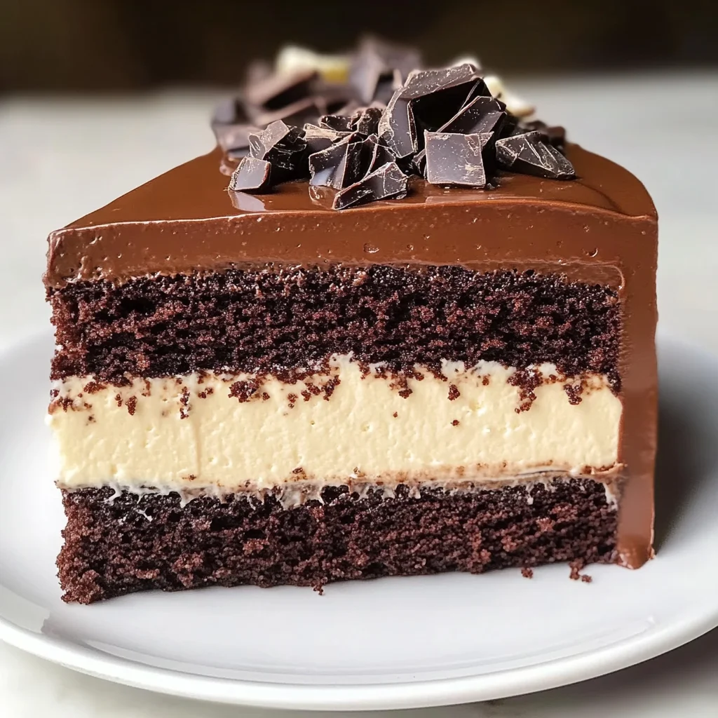 Chocolate Mousse Layer Cake