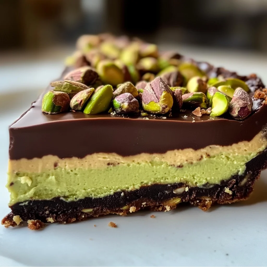 Chocolate Pistachio Ganache Tart Recipe