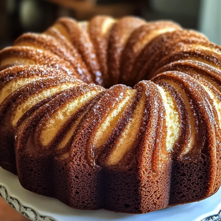 Cinnamon Swirl Bundt Cake