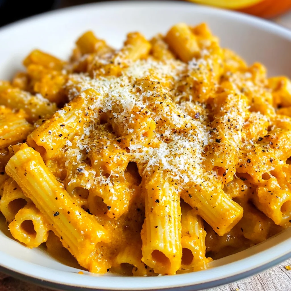 Creamy Parmesan Pumpkin Pasta