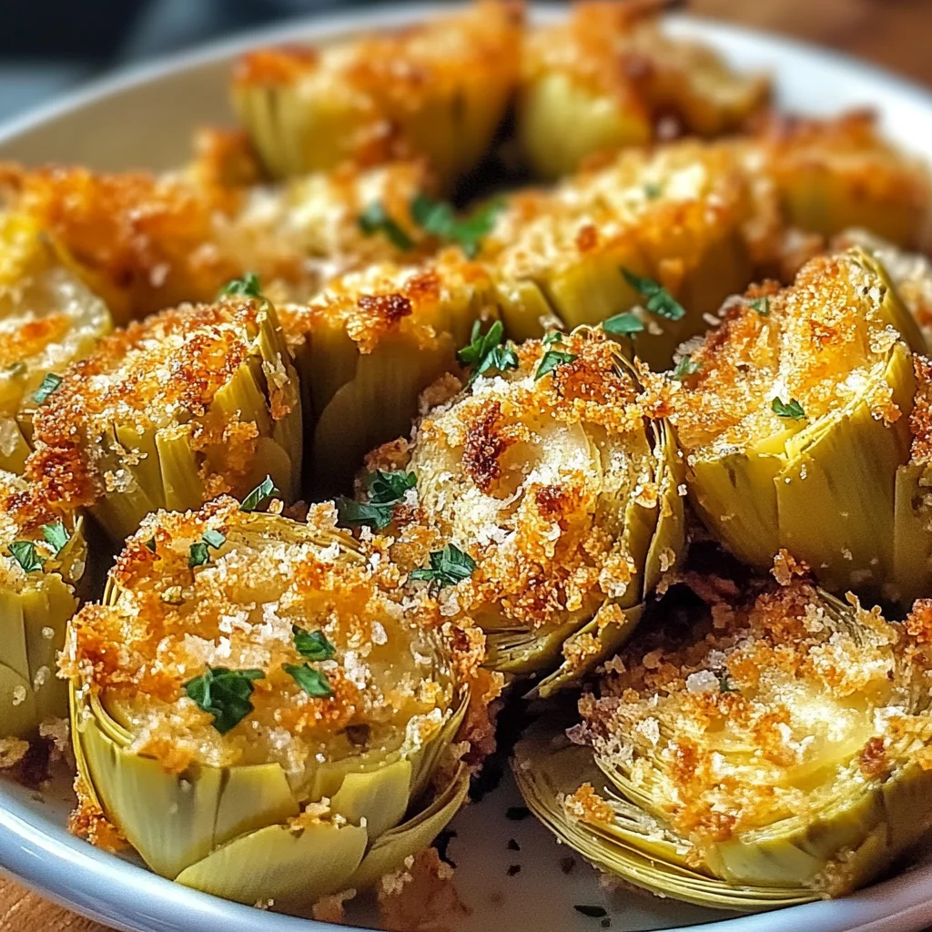 Crispy Parmesan Artichoke Hearts