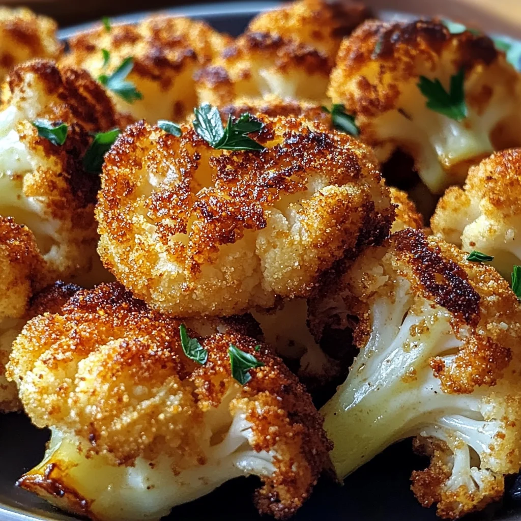 Crispy Roasted Cauliflower