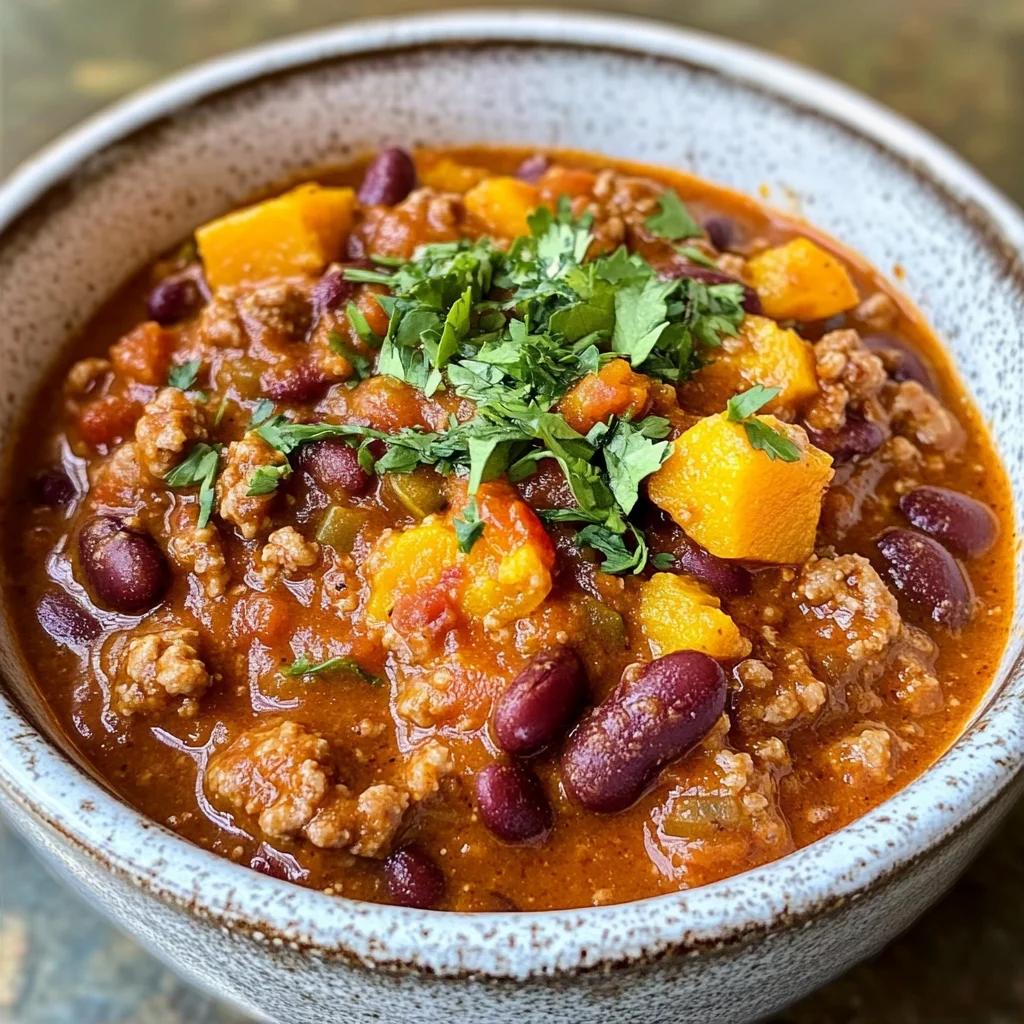 Crockpot Pumpkin Chili