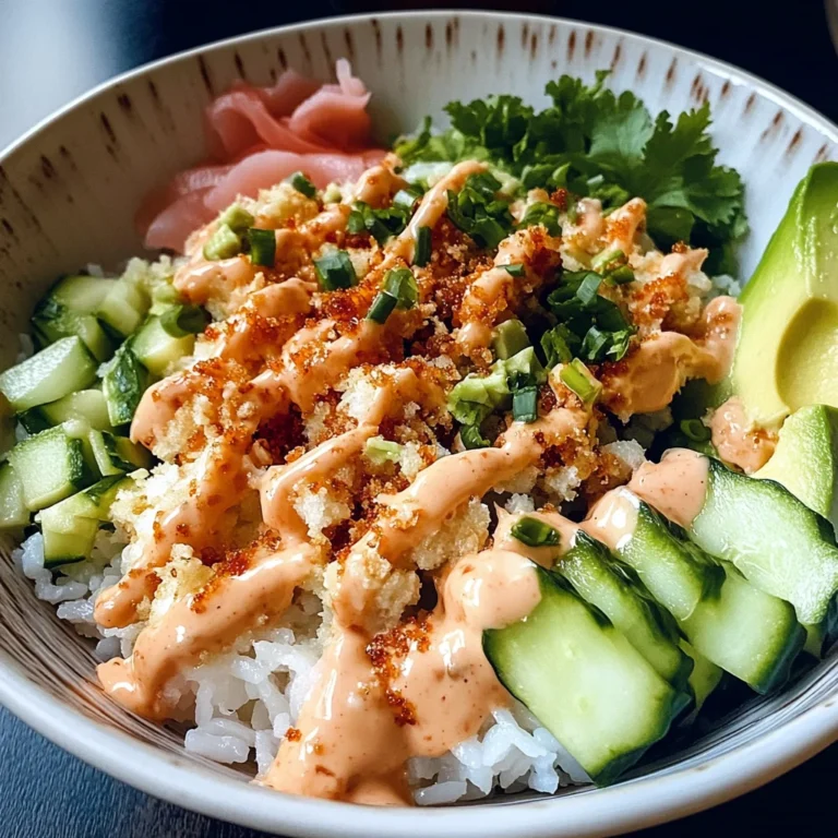 Crunch Roll Sushi Bowl