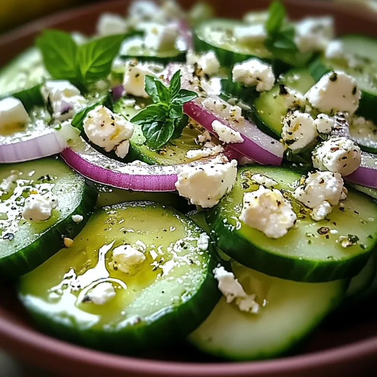 Cucumber Feta Salad