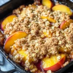 Easy Peach Crisp Recipe (Crispy & Juicy)