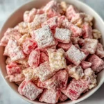 Easy Strawberry Shortcake Puppy Chow