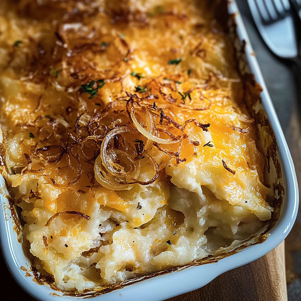 French Onion Funeral Potatoes