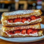 Fried Strawberry Cheesecake Sandwiches