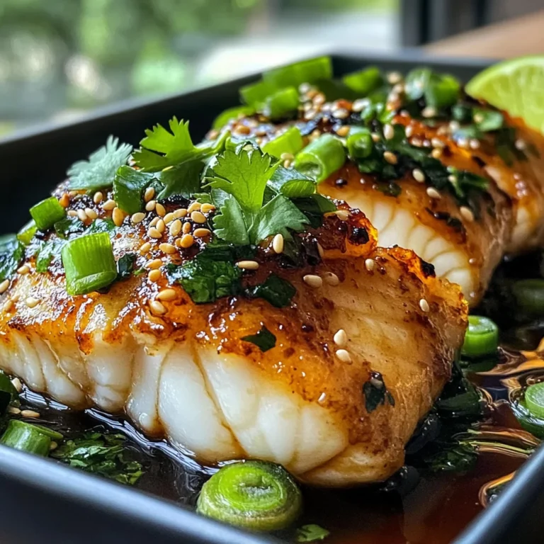 Ginger Soy Glazed Cod: A Flavorful and Healthy Seafood Dish