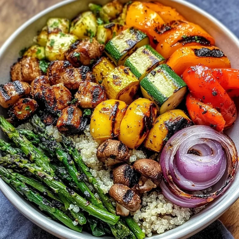 Grilled Veggie Bowl with Quinoa