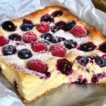 Healthy Berry Cottage Cheese Clafoutis