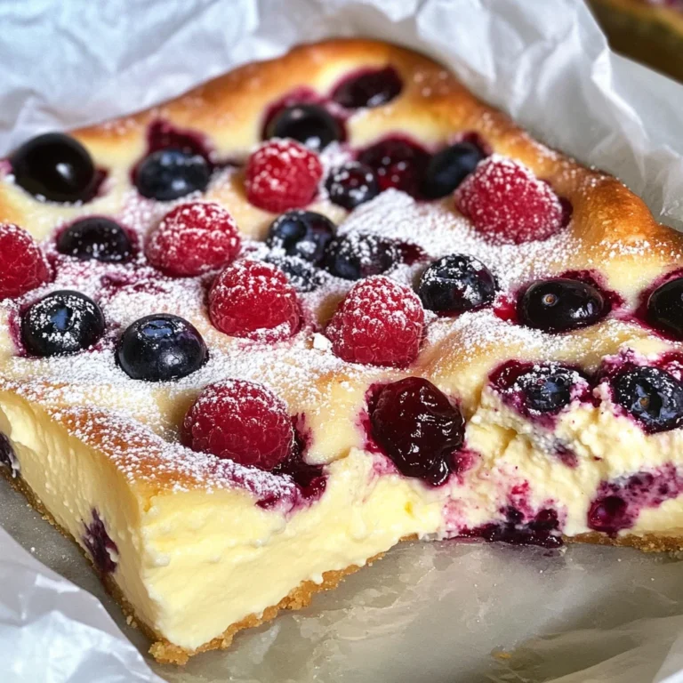 Healthy Berry Cottage Cheese Clafoutis
