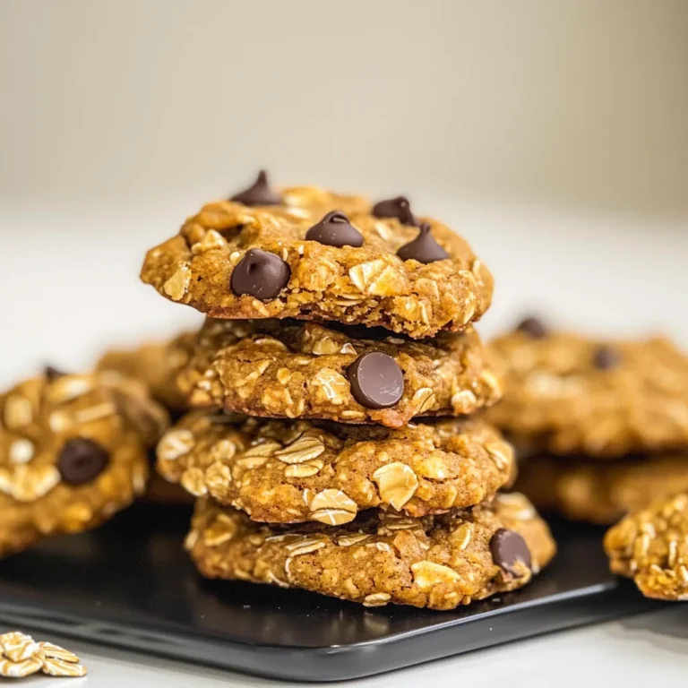 Healthy Pumpkin Oat Cookies