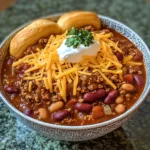 Hillbilly Chili and Cinnamon Rolls