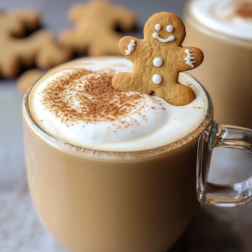 Homemade Gingerbread Latte