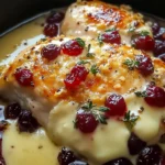 Impressive Cranberry Brie Stuffed Chicken
