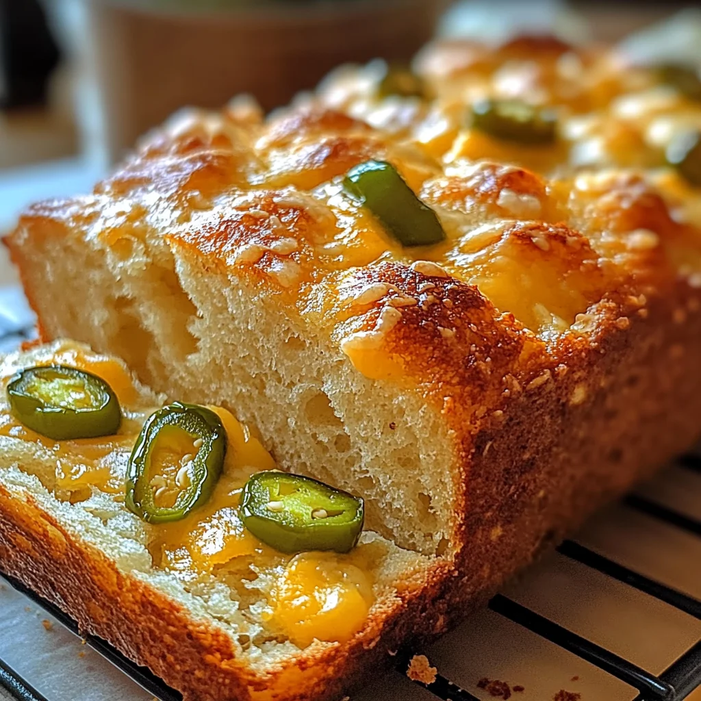 Jalapeno Cheddar Beer Bread