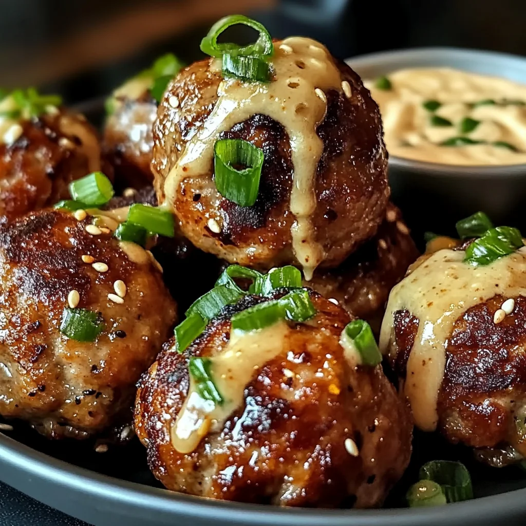 Korean BBQ Meatballs with Spicy Mayo Dip: An Incredible 7-Step Recipe