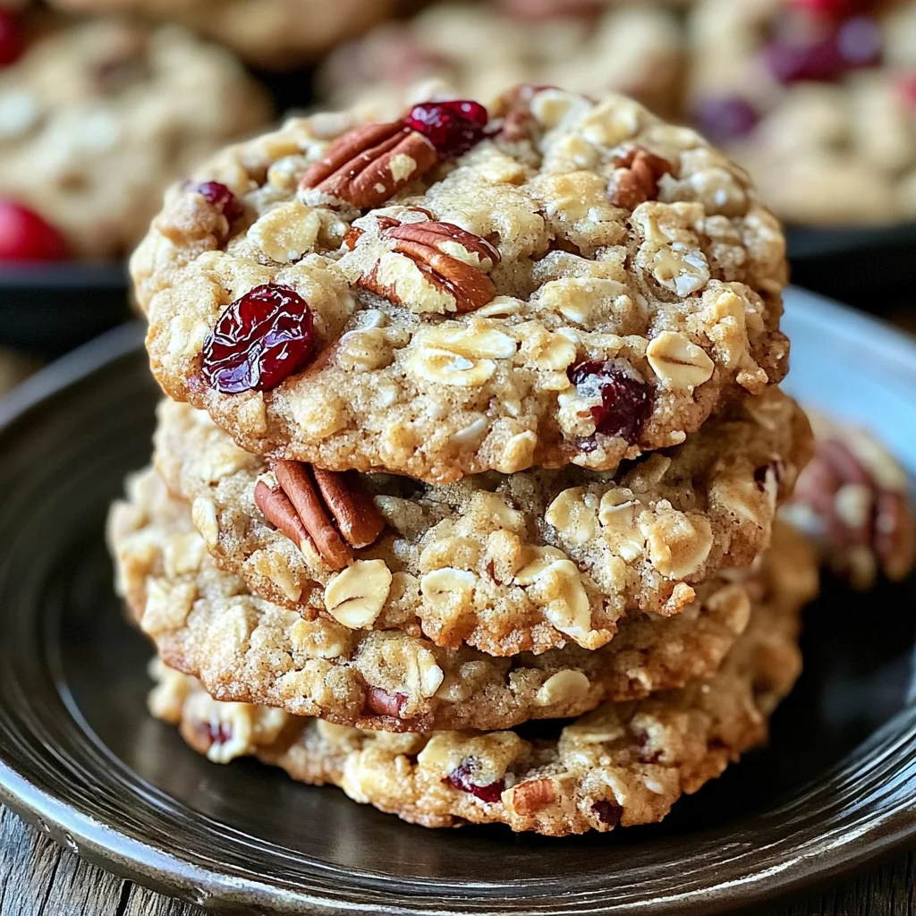 Oatmeal Cranberry Pecan Cookies