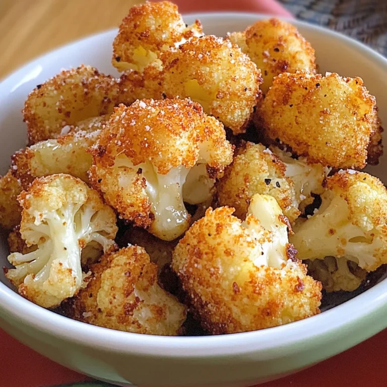 Parmesan Cauliflower Bites - Just 5 Ingredients