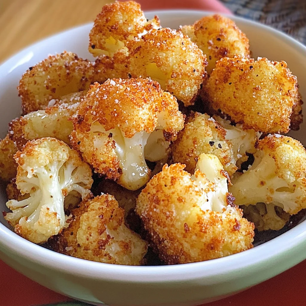 Parmesan Cauliflower Bites - Just 5 Ingredients
