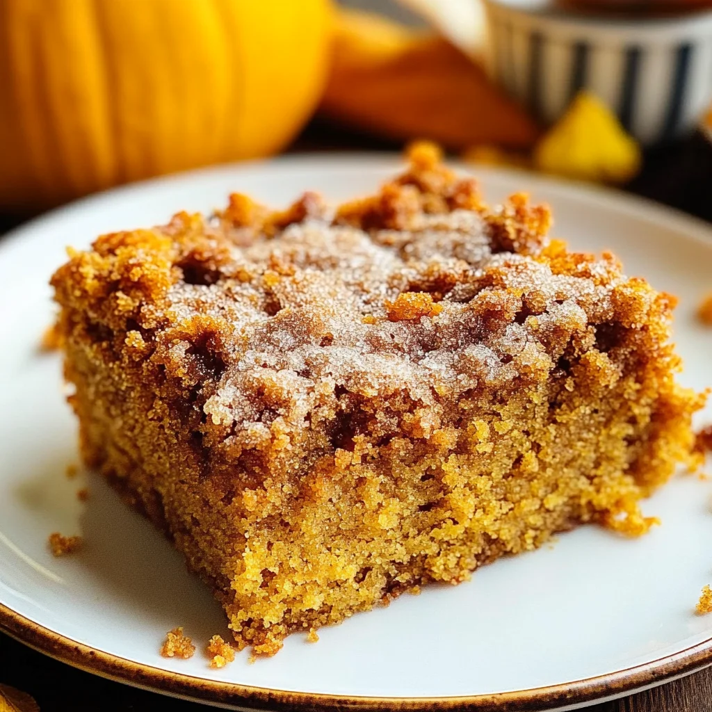Pumpkin Coffee Cake