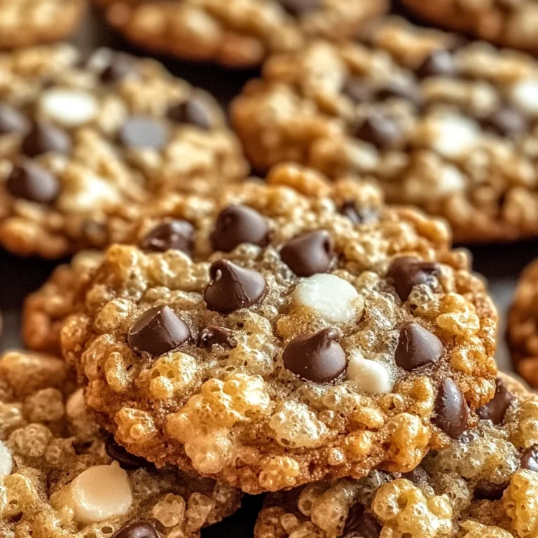 Rice Krispie Cookies with Chocolate Chips Recipe