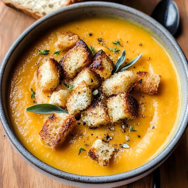 Roasted Butternut Squash Soup Recipe