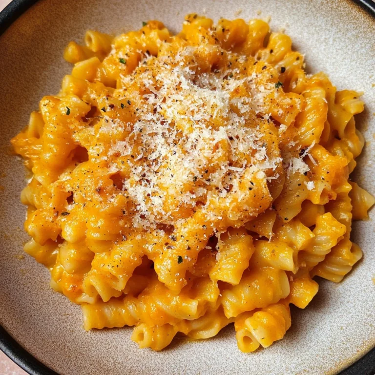 Roasted Pumpkin and Garlic Pasta