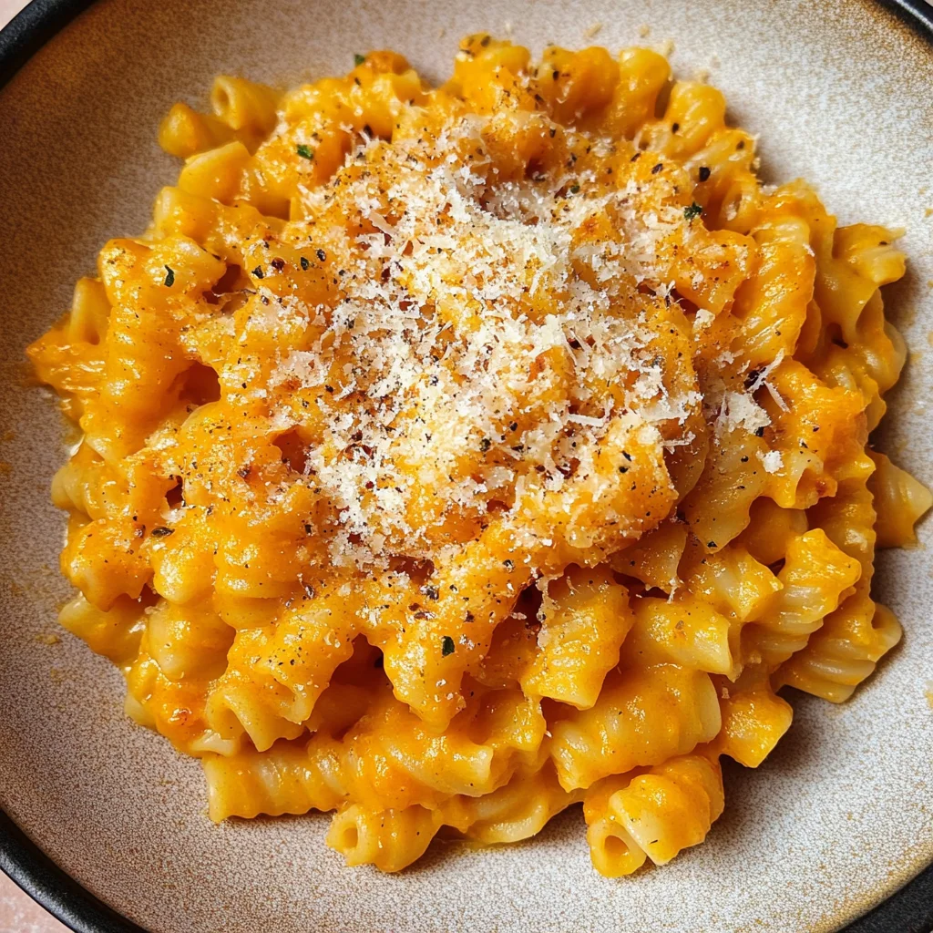 Roasted Pumpkin and Garlic Pasta
