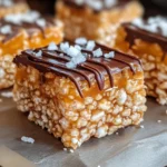 Salted Caramel Rice Krispie Treats: A Sweet & Salty Indulgence