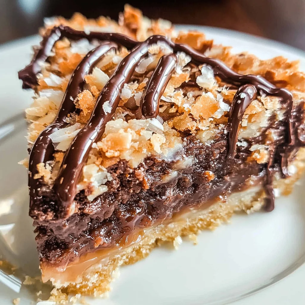 Samoas Cookie Pie