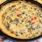 Slow Cooker Queso Spinach Dip