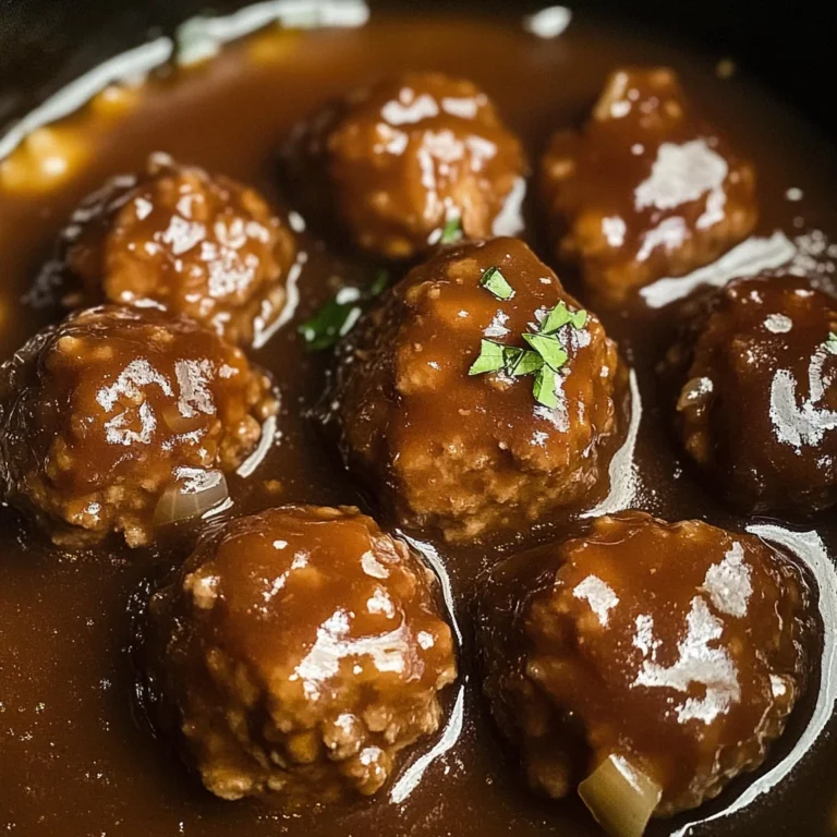 Slow Cooker Salisbury Steak Meatballs: Family-Friendly Comfort