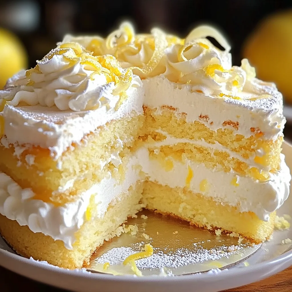 Top 1 Italian Lemon Cream Cake : Irresistible and Luscious