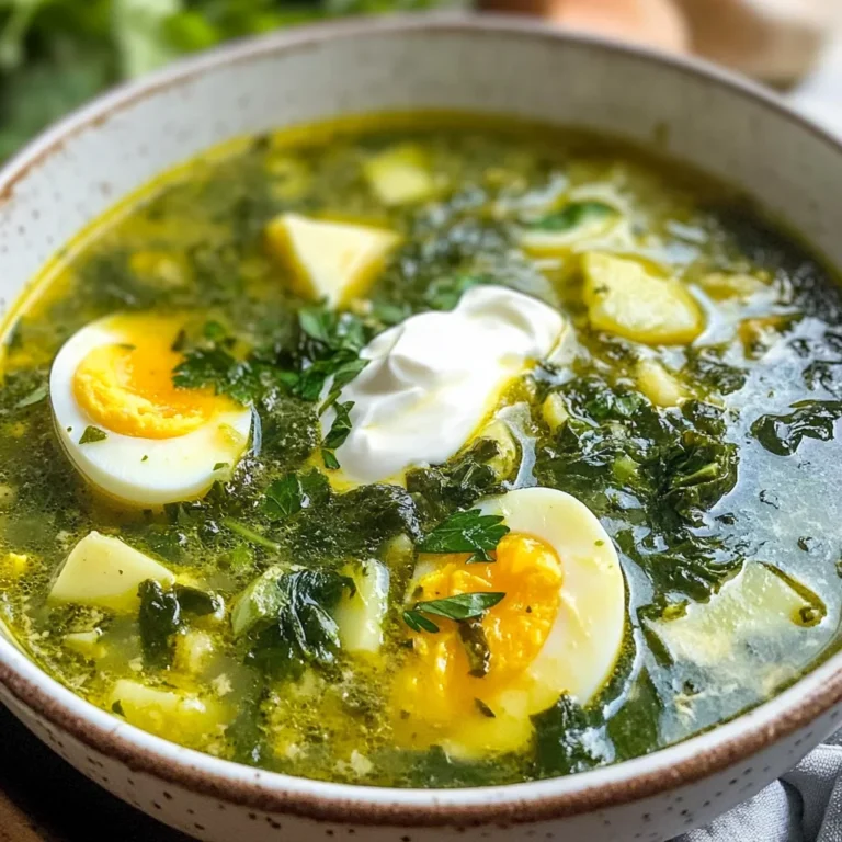 Ukrainian Green Borscht