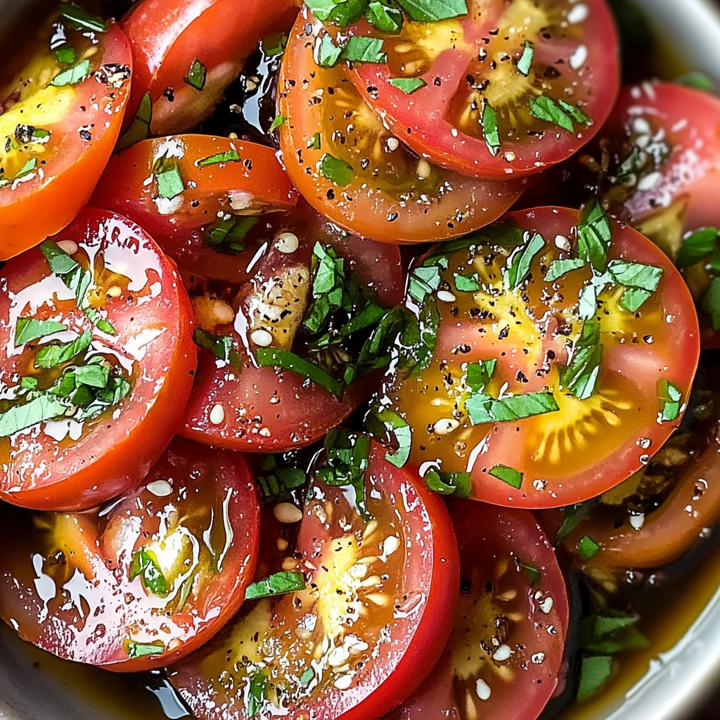 Zesty Marinated Tomatoes