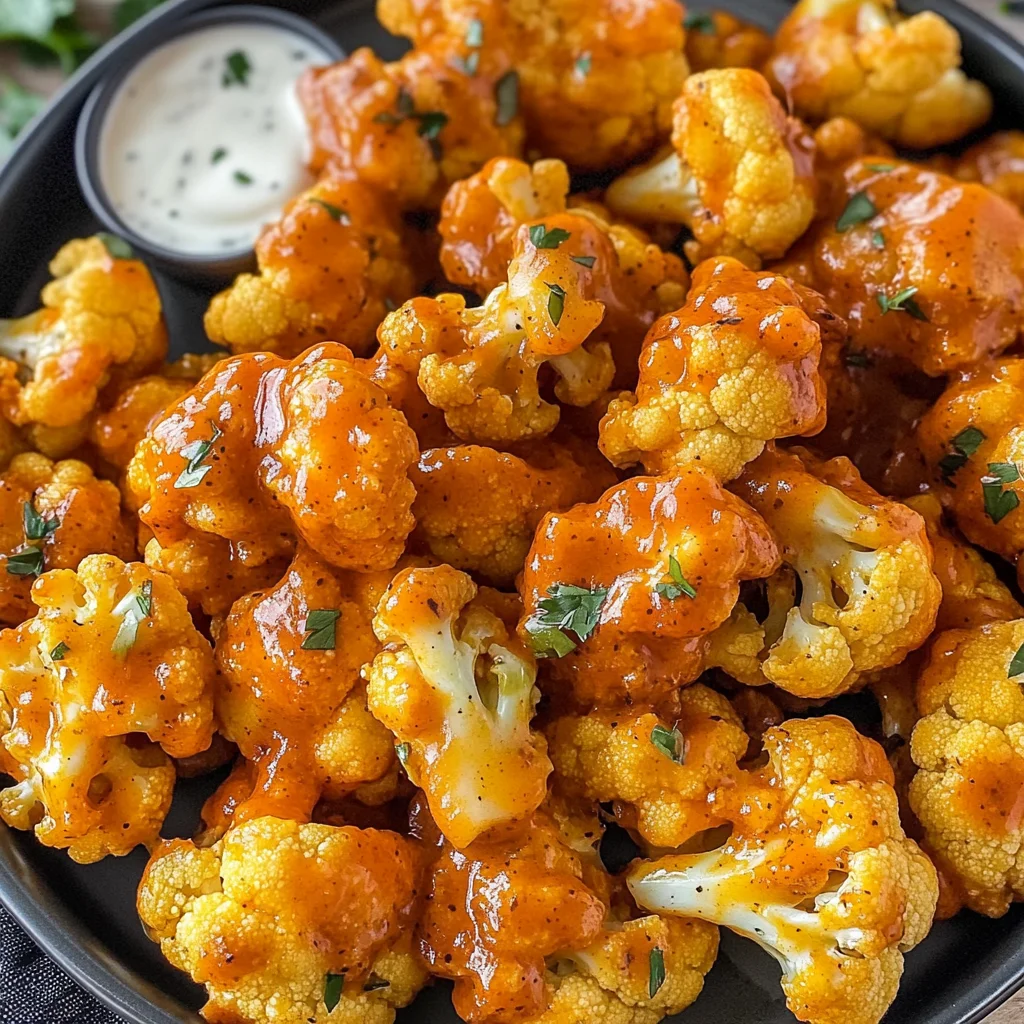 Air Fryer Buffalo Cauliflower Recipe