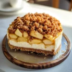 Apple Crumble Cheesecake