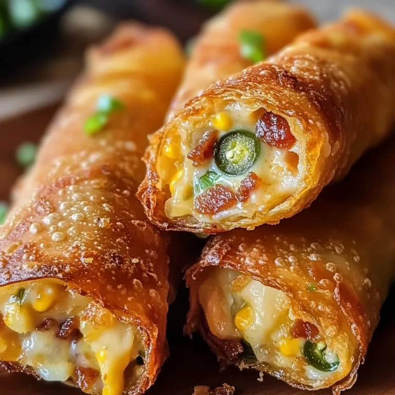Bacon Jalapeño Eggrolls