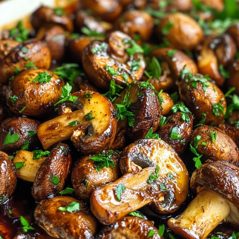 Balsamic Roasted Mushrooms