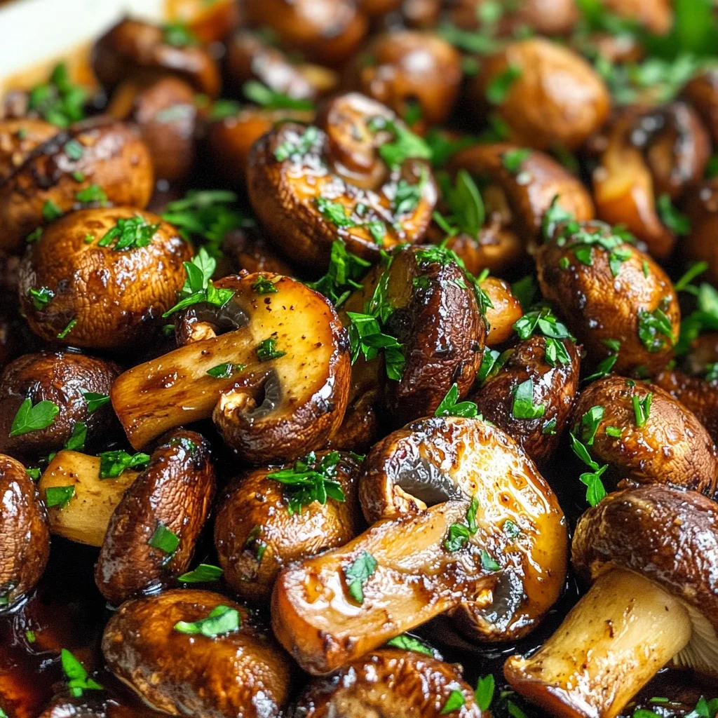 Balsamic Roasted Mushrooms